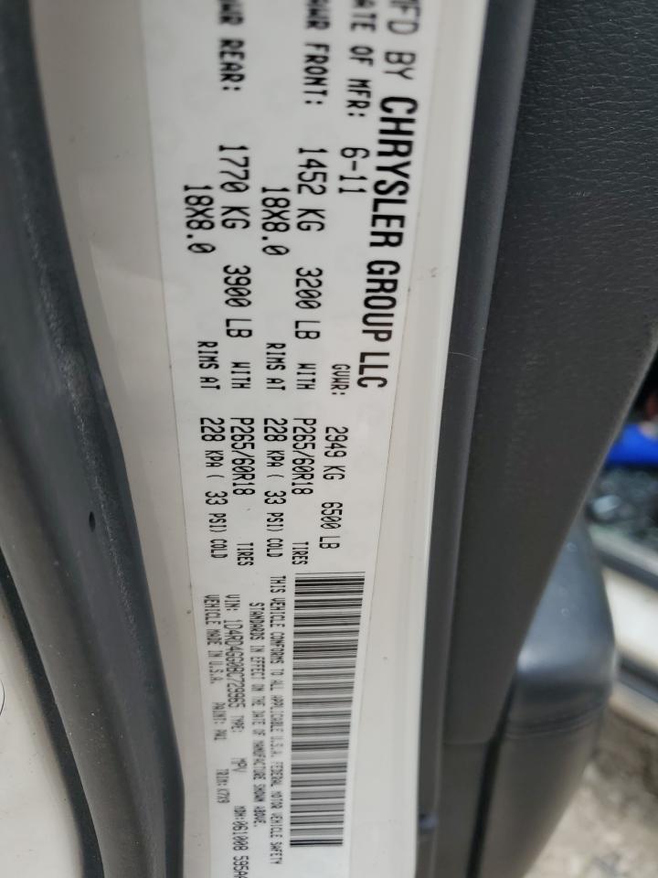 2011 Dodge Durango Crew VIN: 1D4RD4GG0BC729965 Lot: 63069034