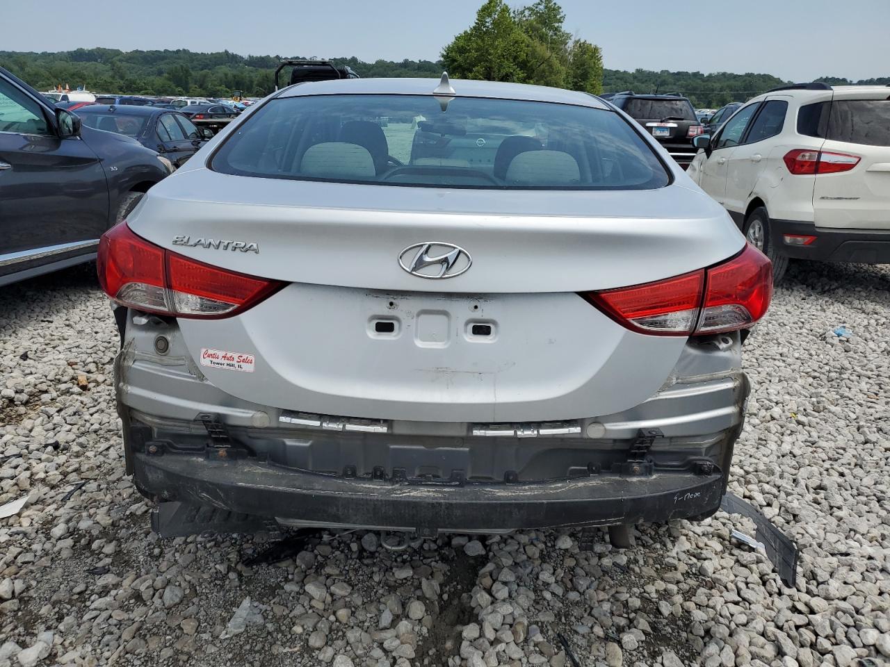 2013 Hyundai Elantra Gls VIN: 5NPDH4AE5DH423161 Lot: 62038514