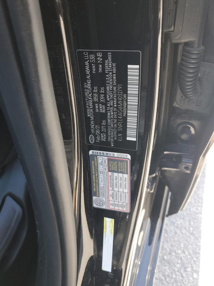 2021 Hyundai Elantra Se VIN: 5NPLL4AG6MH032791 Lot: 63390184