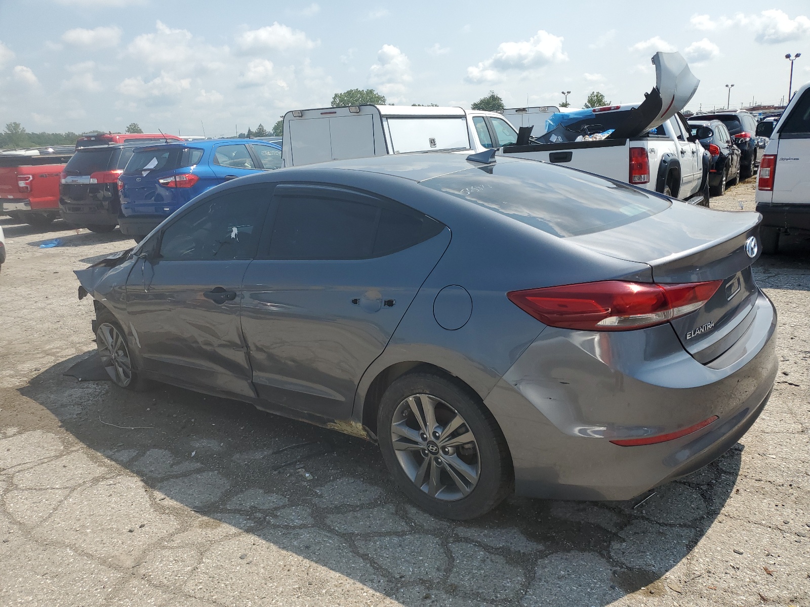 2018 Hyundai Elantra Sel vin: 5NPD84LF1JH297964