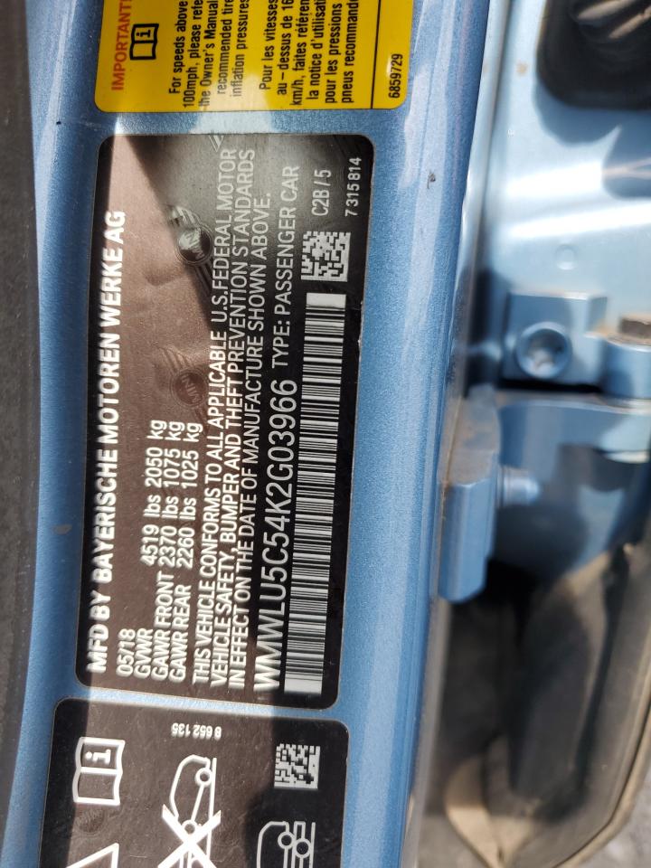 2019 Mini Cooper S Clubman All4 VIN: WMWLU5C54K2G03966 Lot: 65036714