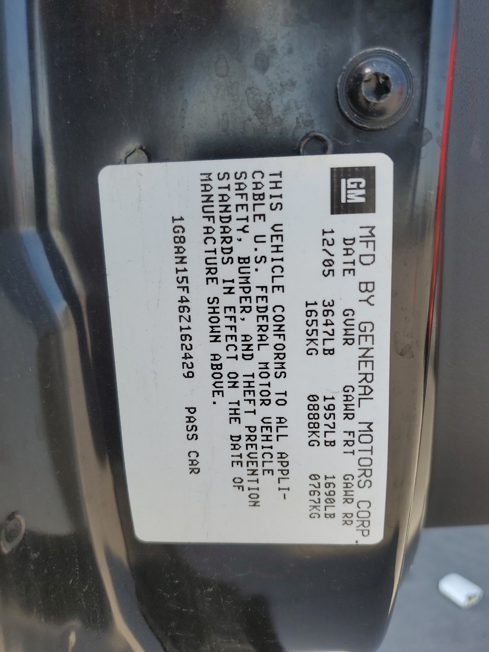 1G8AN15F46Z162429 2006 Saturn Ion Level 2