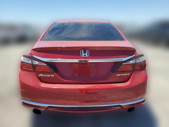  HONDA ACCORD 2016 Красный