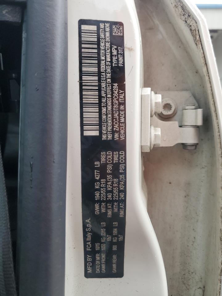 2016 Jeep Renegade Limited VIN: ZACCJADT8GPC64284 Lot: 62865094