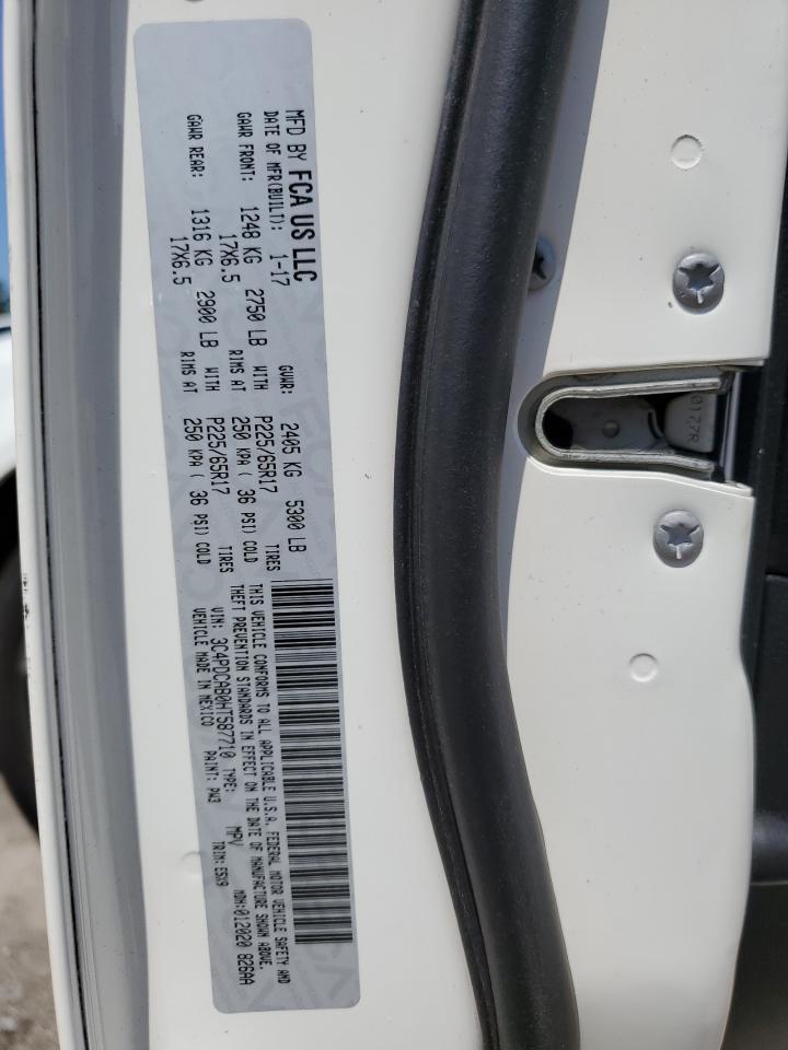 2017 Dodge Journey Se VIN: 3C4PDCAB0HT587710 Lot: 63292334