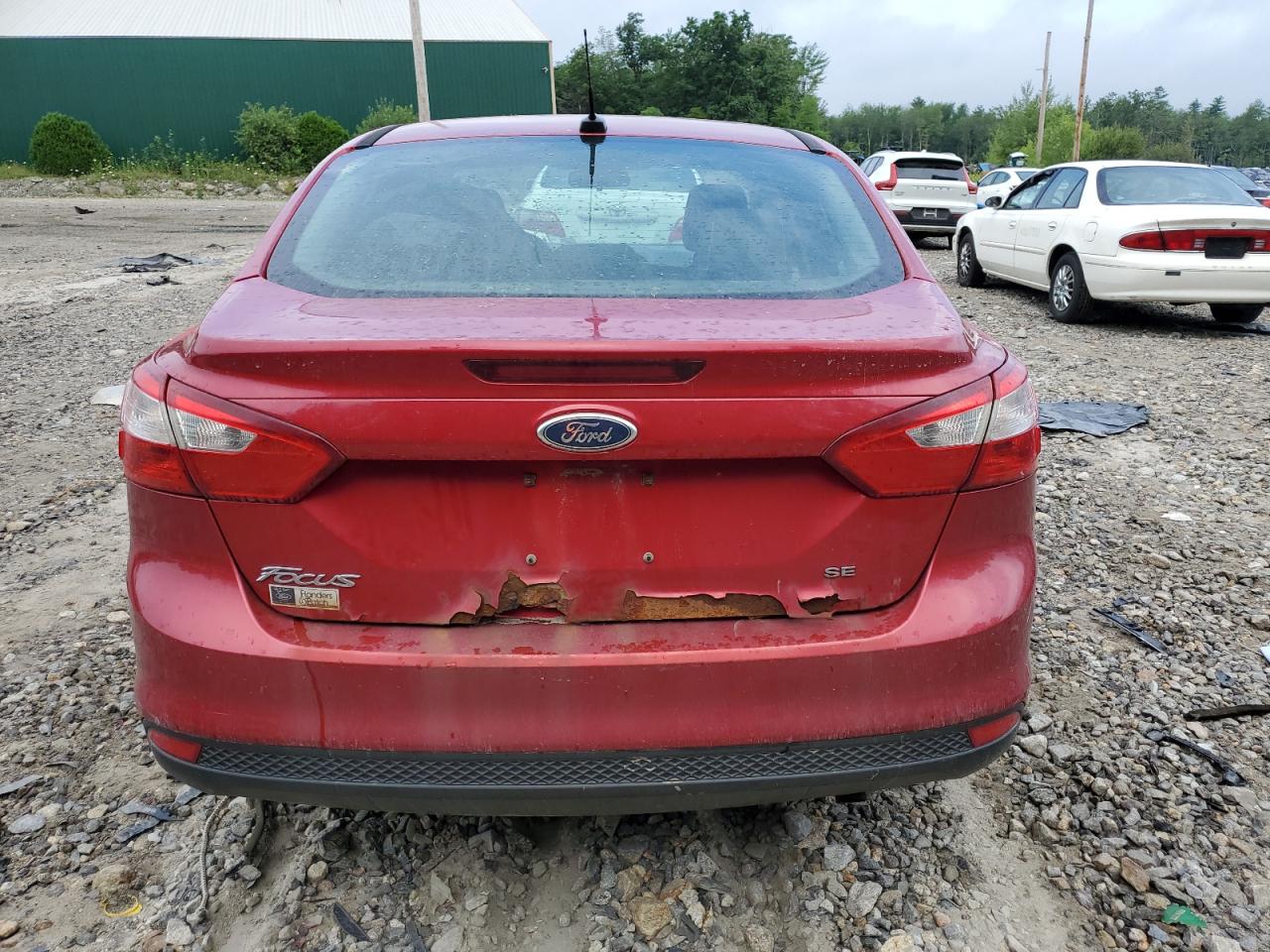 2012 Ford Focus Se VIN: 1FAHP3F21CL269609 Lot: 62208024