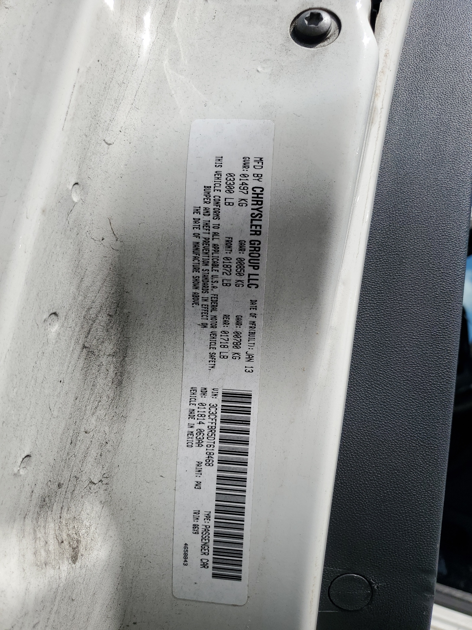 3C3CFFBR5DT618468 2013 Fiat 500 Sport