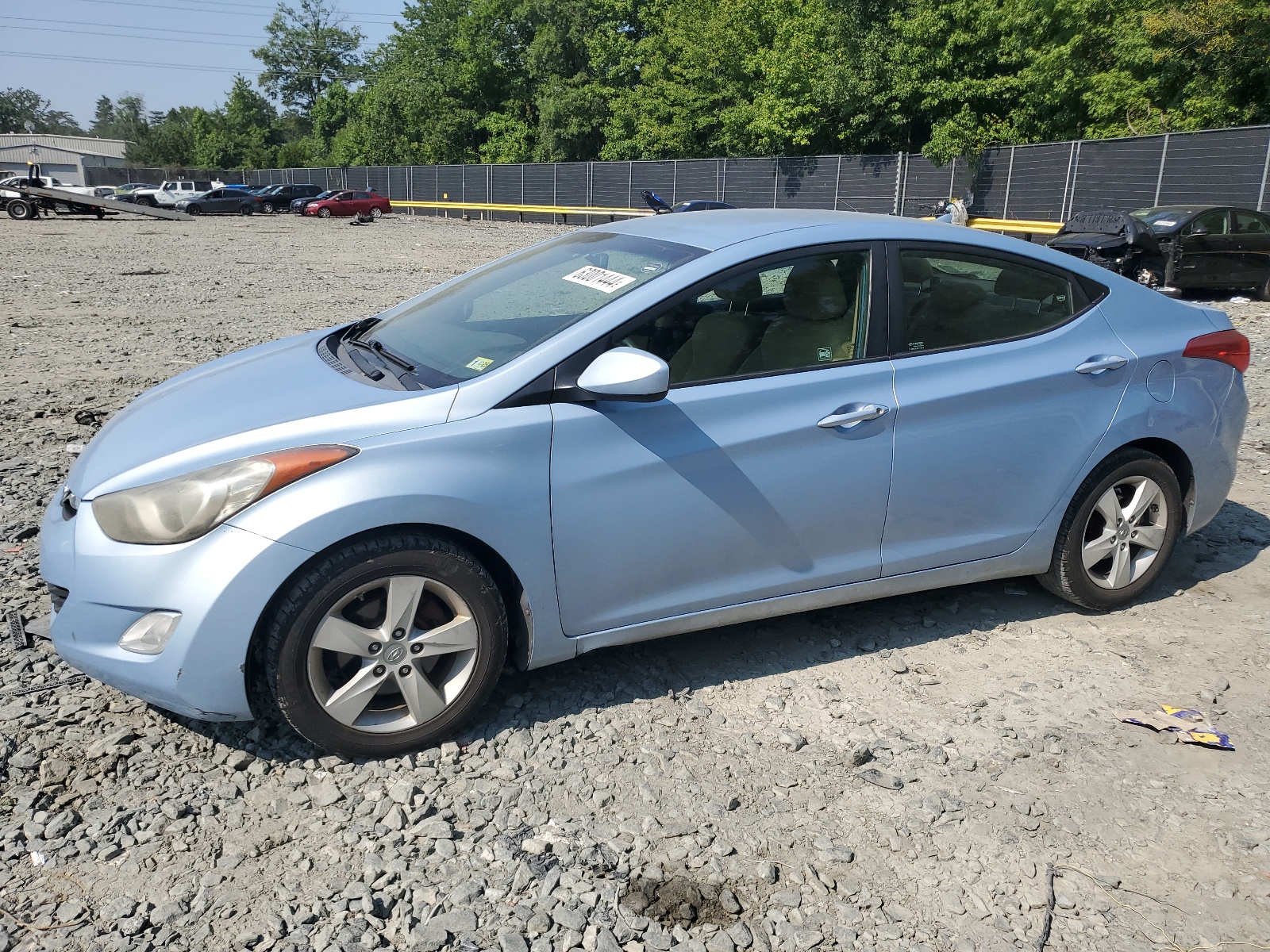 KMHDH4AE6CU284707 2012 Hyundai Elantra Gls