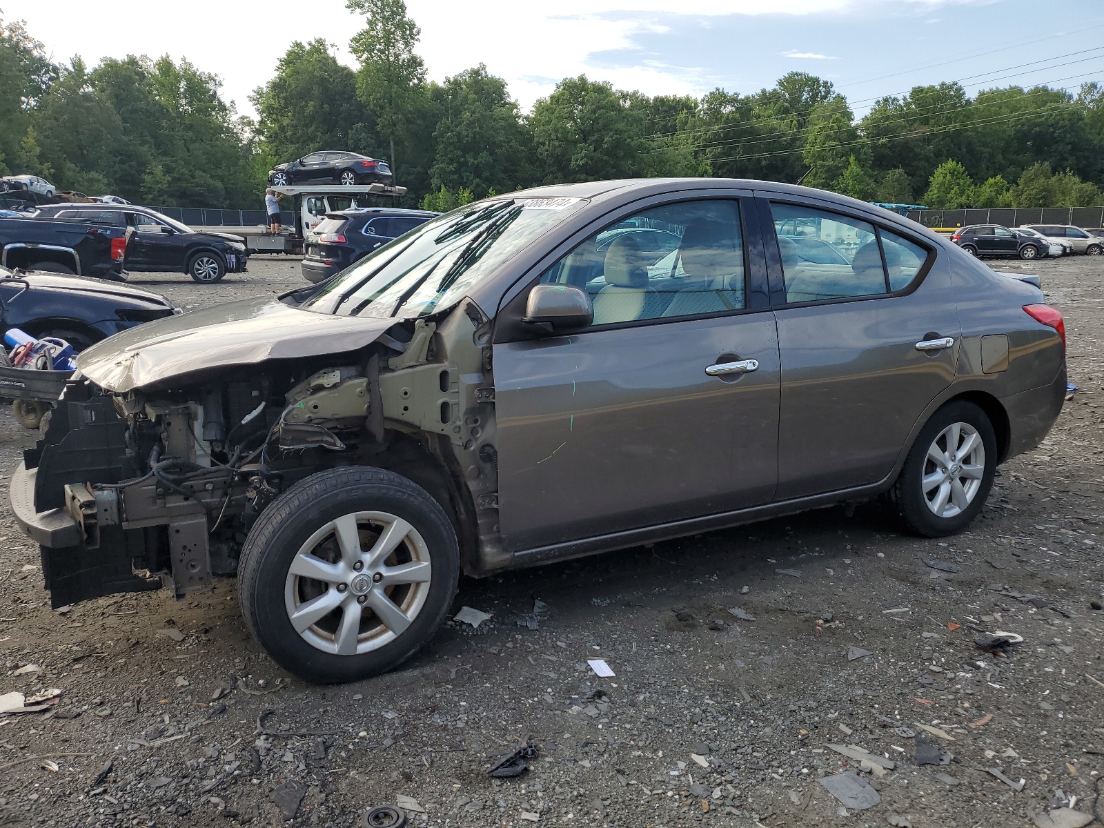 3N1CN7APXEL838875 2014 Nissan Versa S