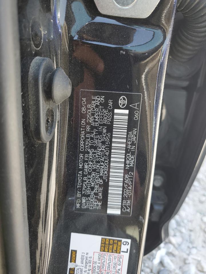 JTDKB20U140115956 2004 Toyota Prius