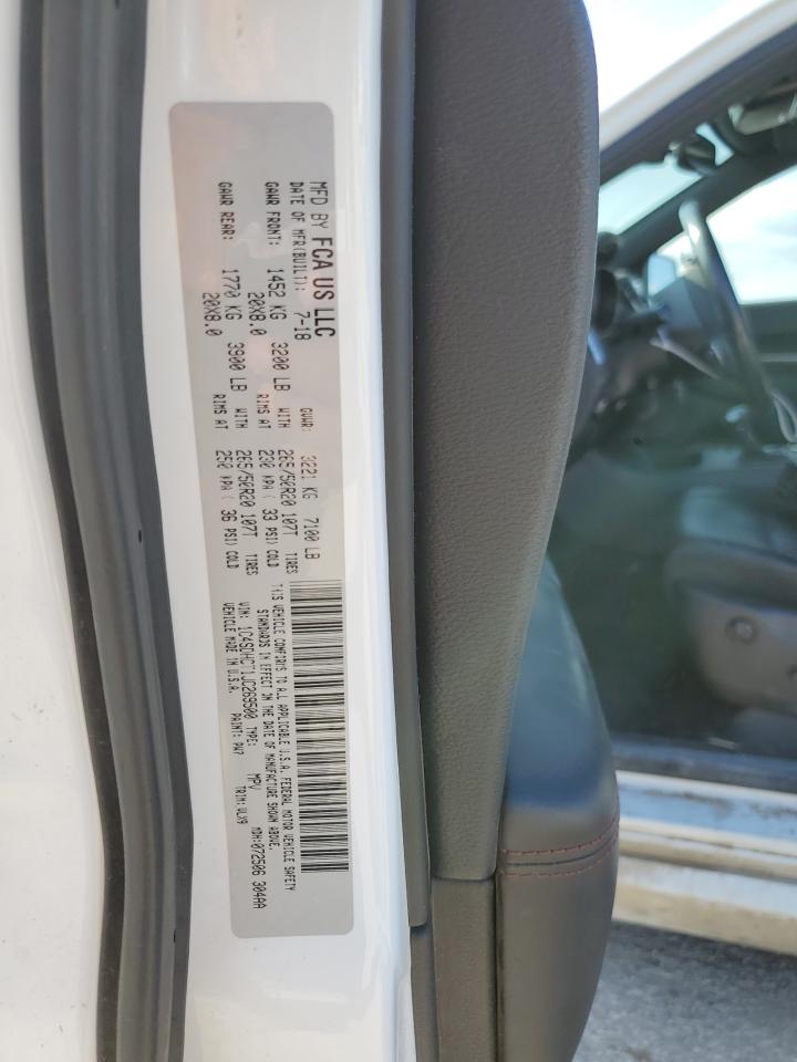 2018 Dodge Durango R/T VIN: 1C4SDHCT1JC269500 Lot: 63248214