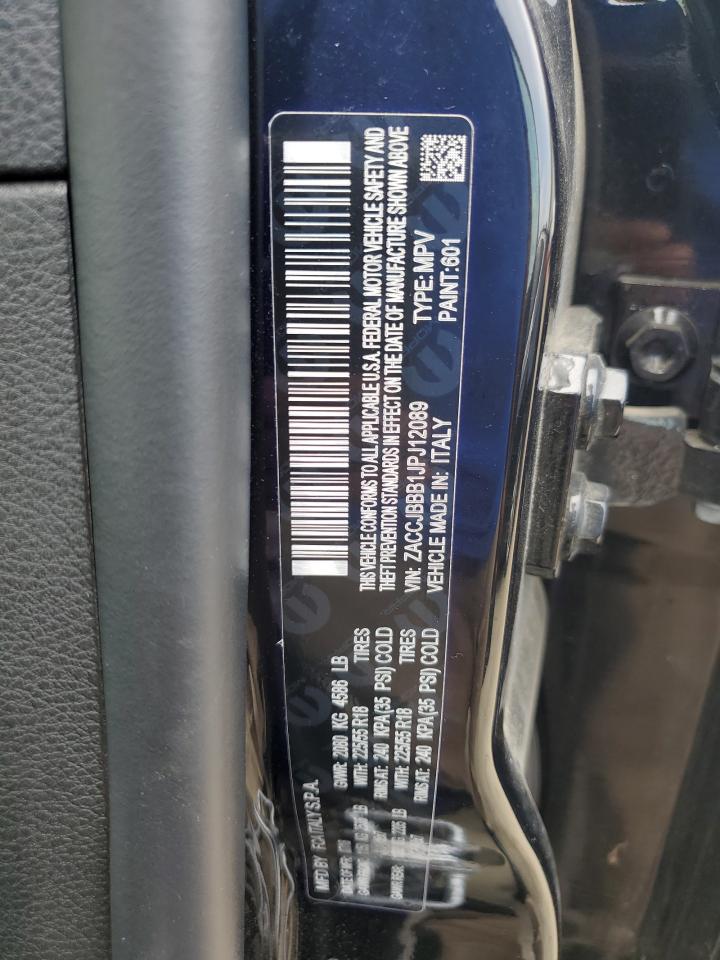 2018 Jeep Renegade Latitude VIN: ZACCJBBB1JPJ12089 Lot: 64948144