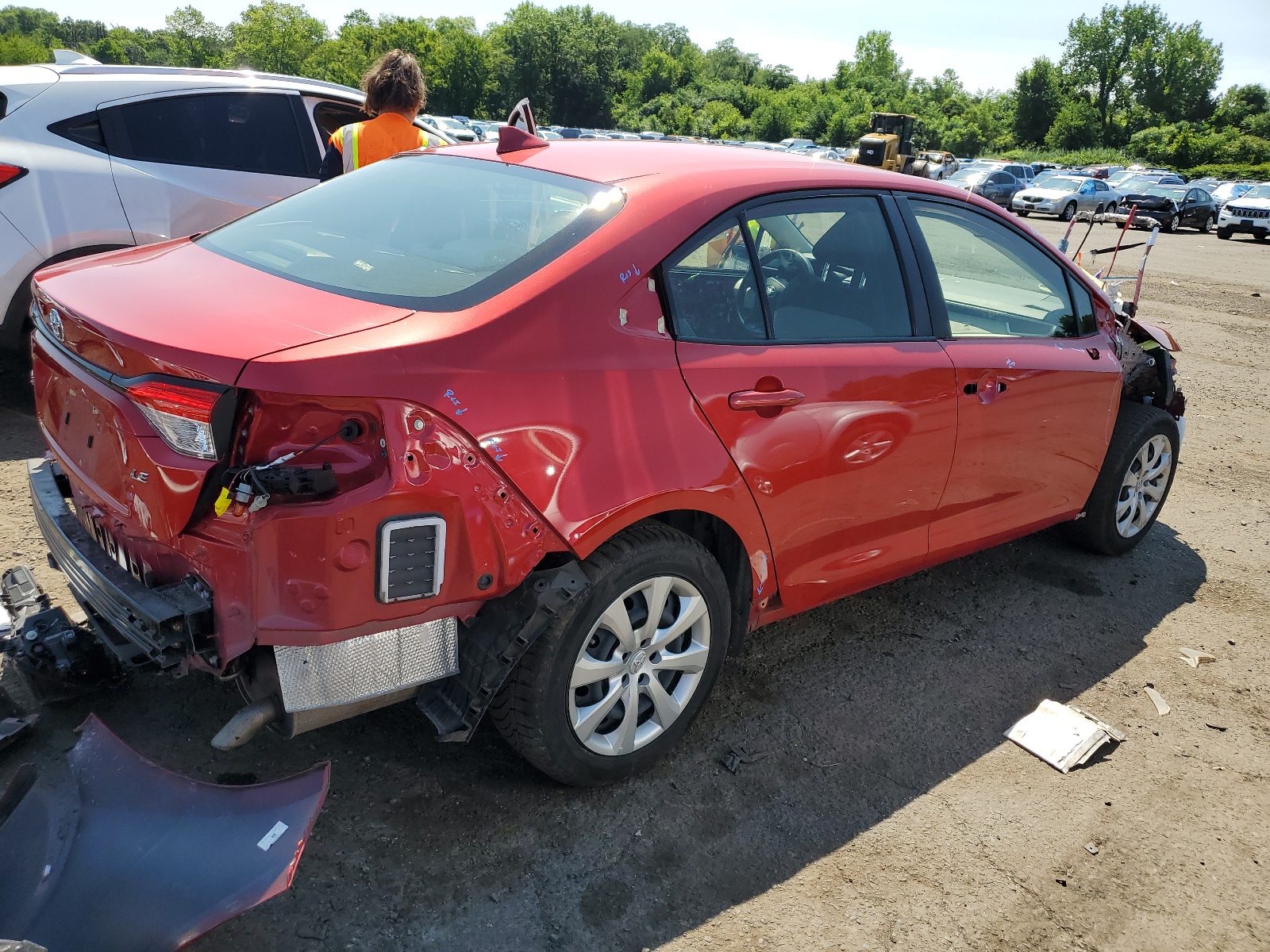 2020 Toyota Corolla Le vin: JTDEPRAE3LJ038188