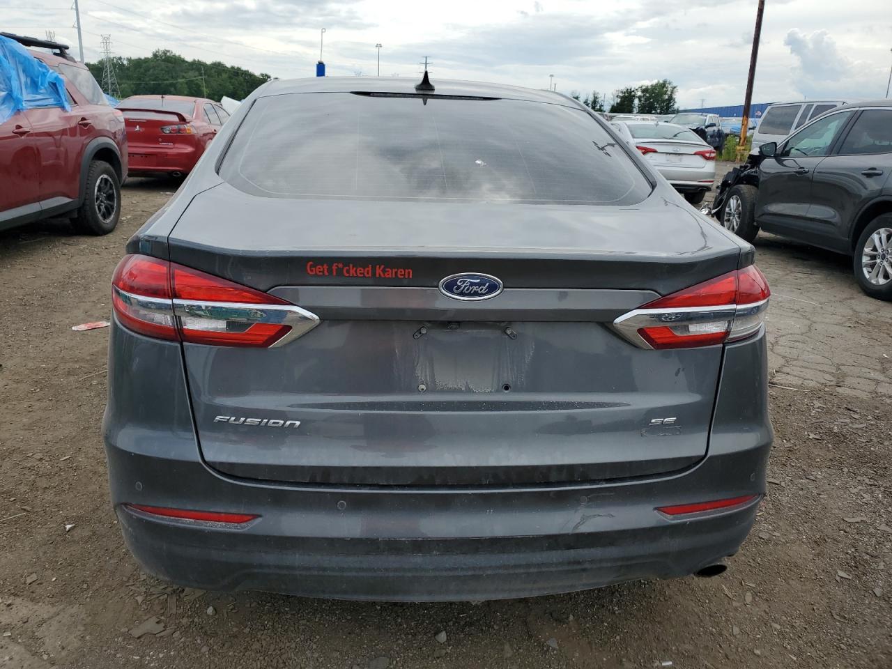 2020 Ford Fusion Se VIN: 3FA6P0HD2LR262576 Lot: 61706634