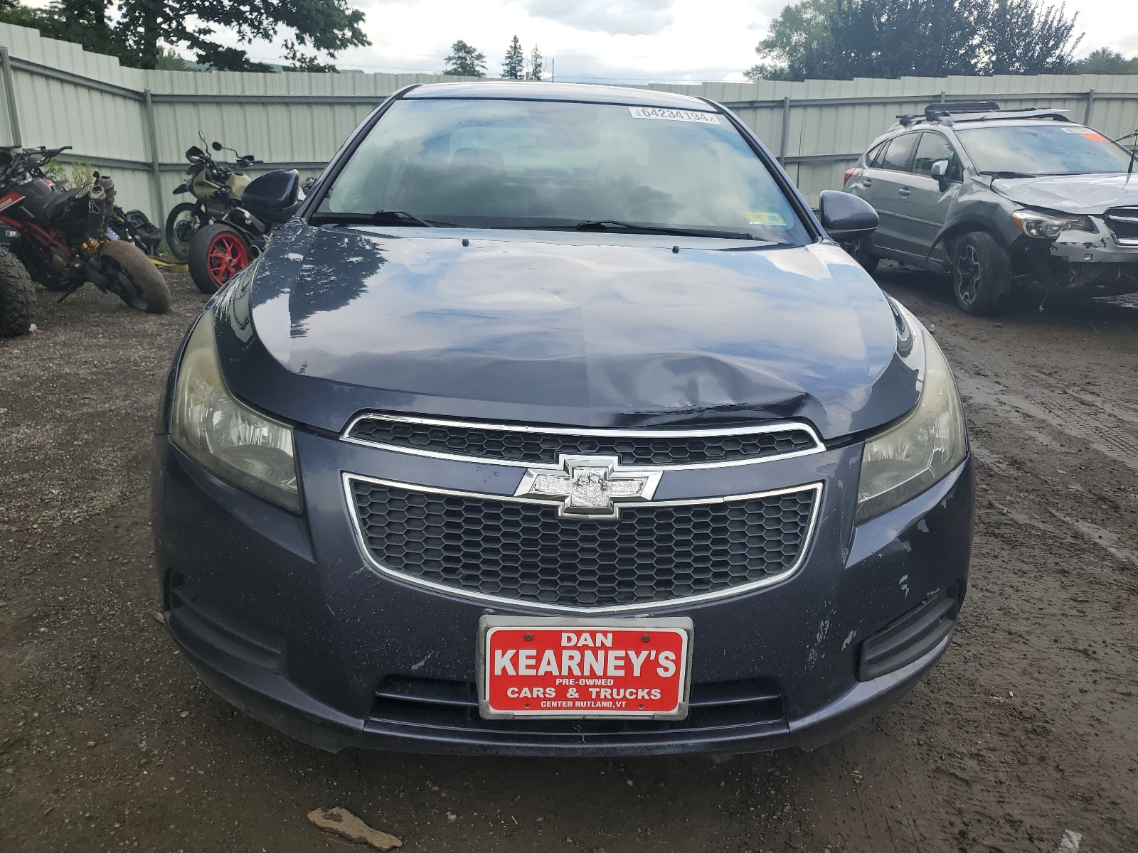 2013 Chevrolet Cruze Lt vin: 1G1PC5SB4D7274387