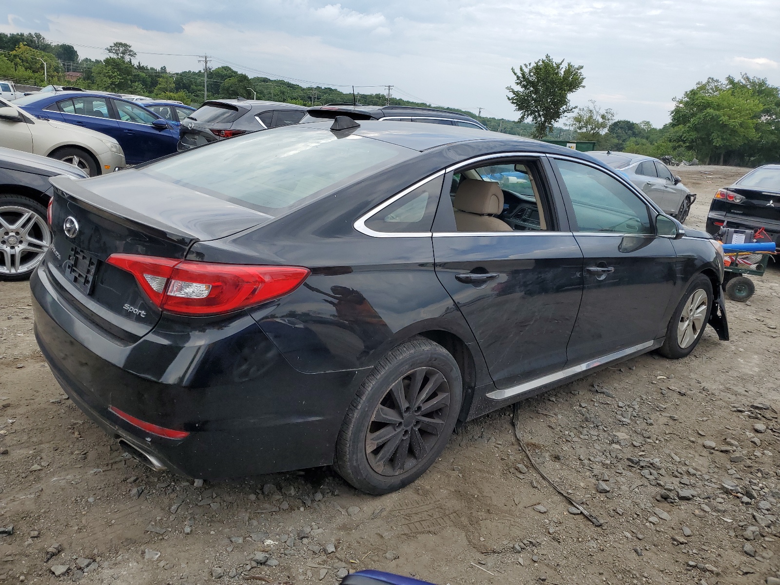 2015 Hyundai Sonata Sport vin: 5NPE34AF4FH129796