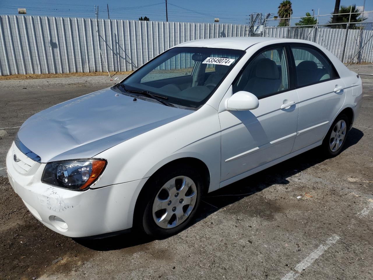 2006 Kia Spectra Lx VIN: KNAFE122965303657 Lot: 63549074