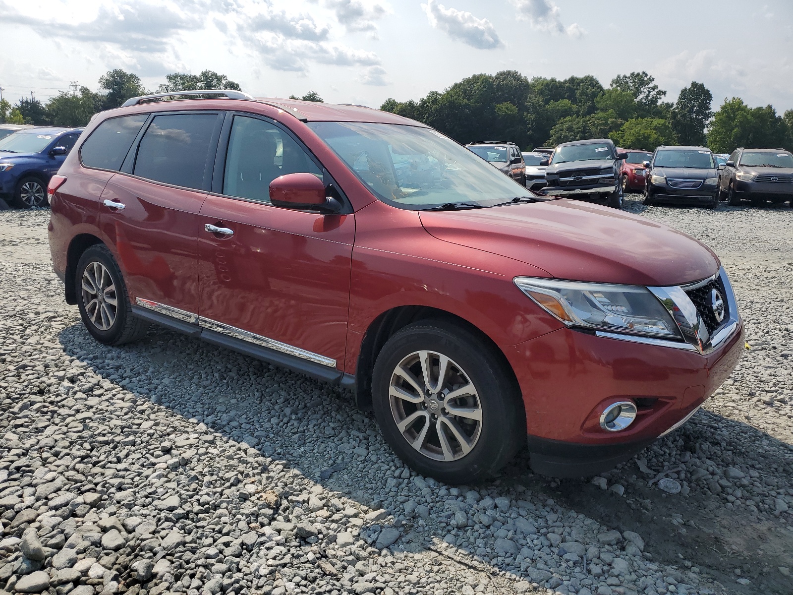 2014 Nissan Pathfinder S vin: 5N1AR2MN2EC697152