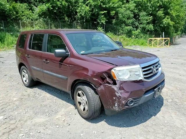 2014 Honda Pilot Lx VIN: 5FNYF4H27EB016509 Lot: 63263574