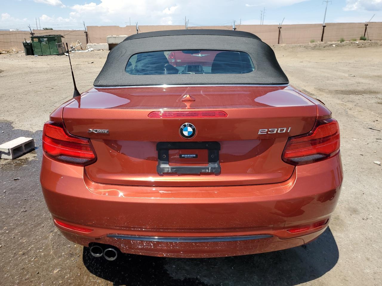 2018 BMW 230Xi VIN: WBA2K1C54JVD41373 Lot: 63321134