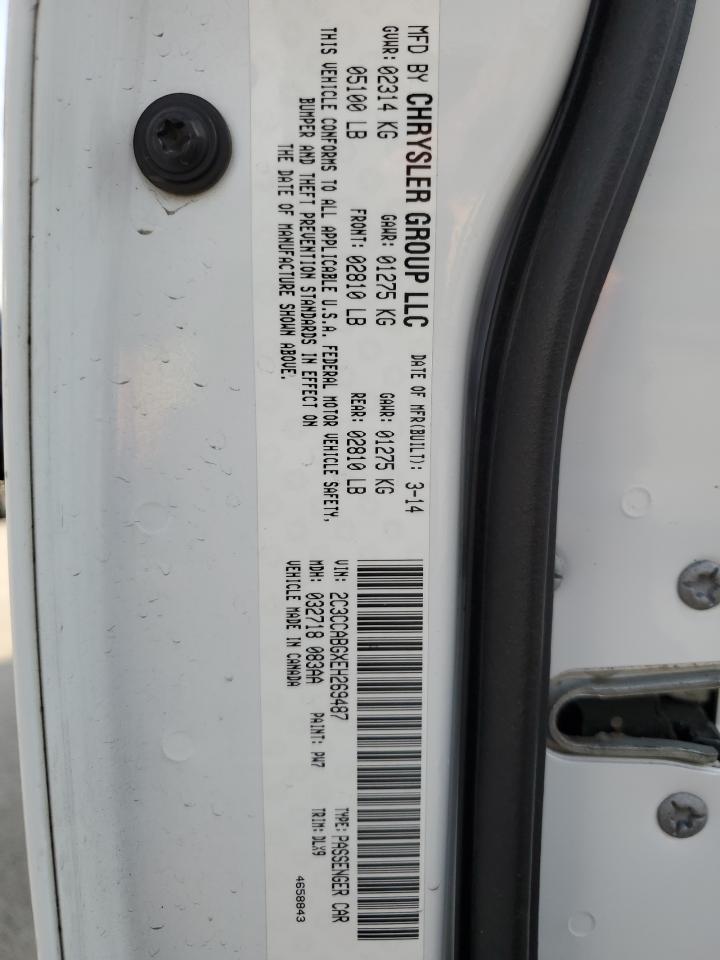 2014 Chrysler 300 S VIN: 2C3CCABGXEH269487 Lot: 64469654