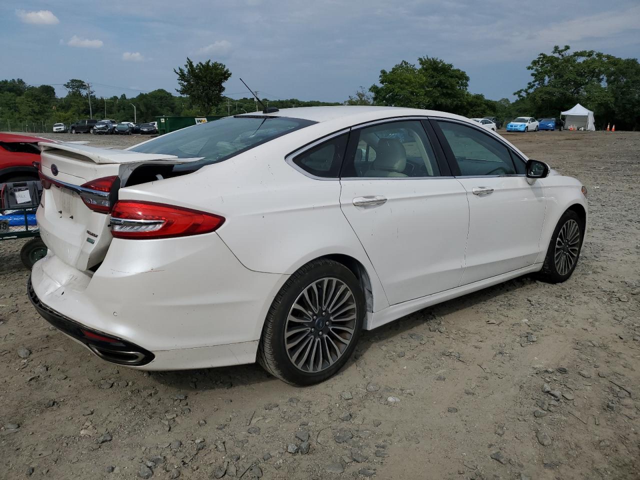 2017 Ford Fusion Titanium VIN: 3FA6P0K96HR135941 Lot: 63798314