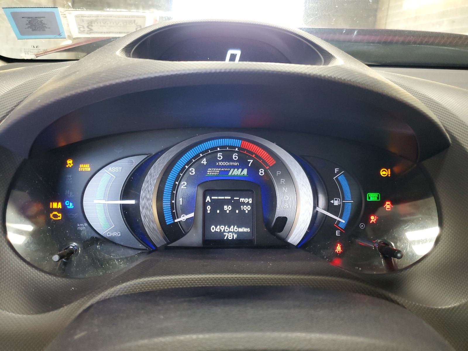 JHMZE2H76AS032106 2010 Honda Insight Ex