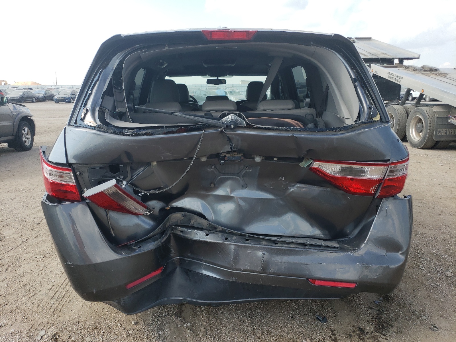 5FNRL5H61CB117726 2012 Honda Odyssey Exl