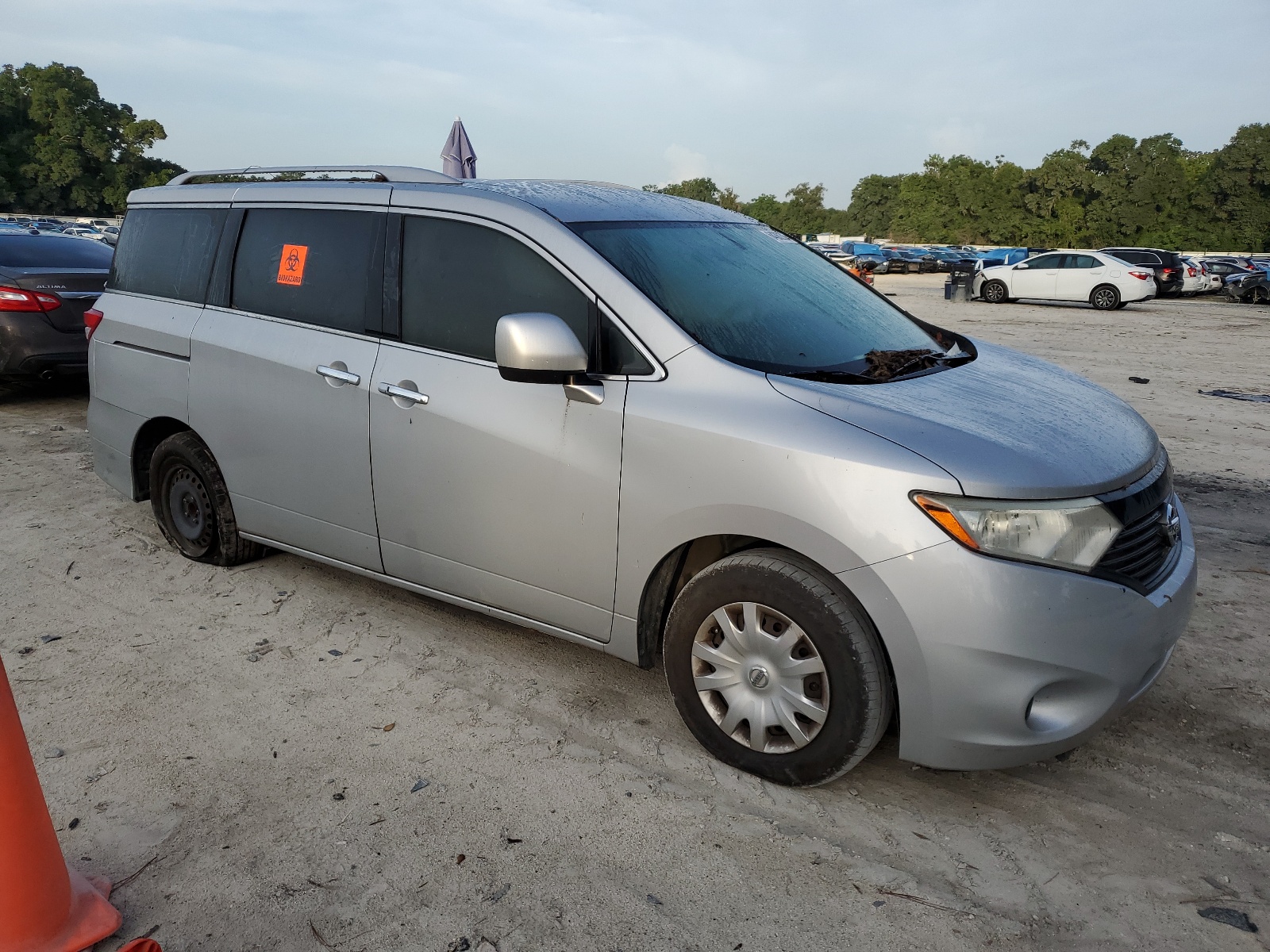 2014 Nissan Quest S vin: JN8AE2KP7E9102706