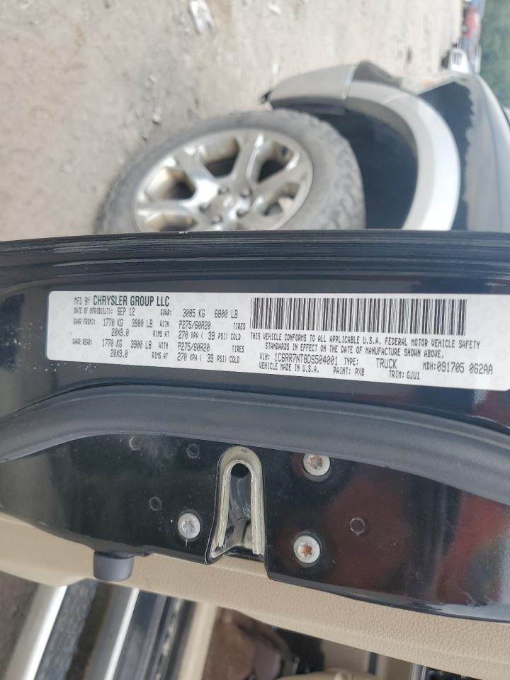 2013 Ram 1500 Laramie VIN: 1C6RR7NT8DS504001 Lot: 63837854