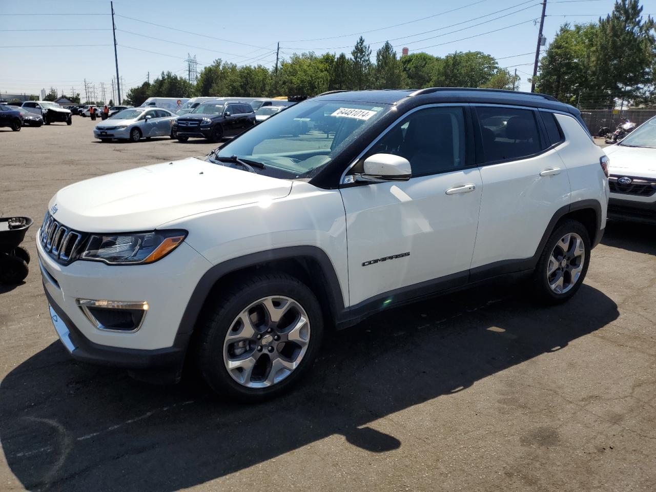 2020 Jeep Compass Limited VIN: 3C4NJDCB2LT119909 Lot: 64481014