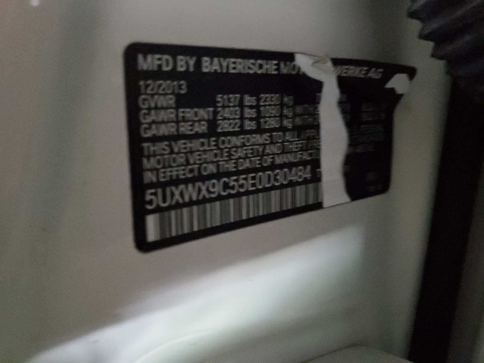 5UXWX9C55E0D30484 2014 BMW X3 xDrive28I