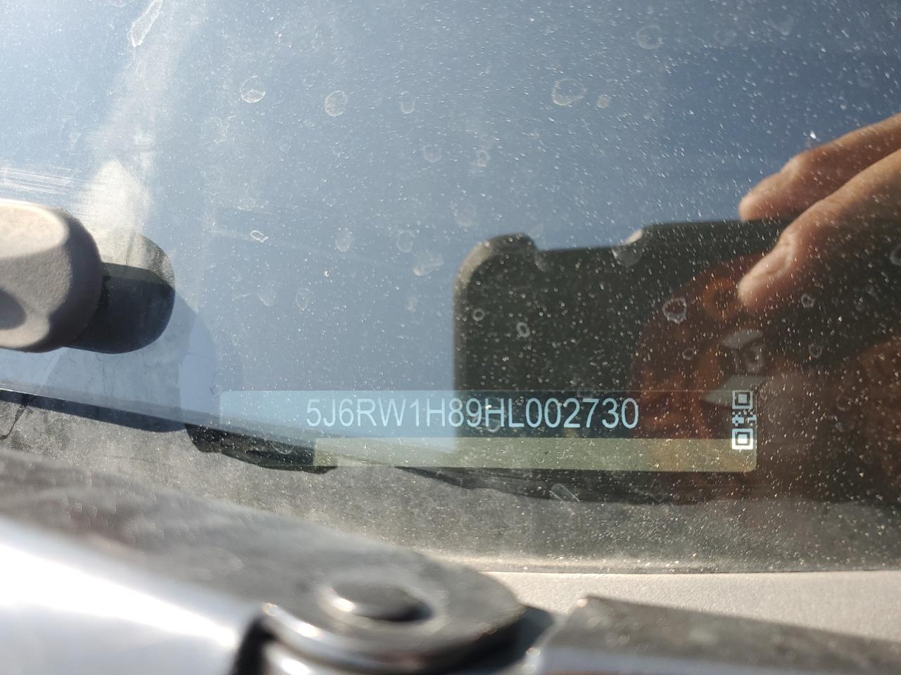2017 Honda Cr-V Exl VIN: 5J6RW1H89HL002730 Lot: 65392764