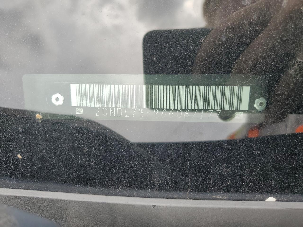 2006 Chevrolet Equinox Lt VIN: 2CNDL73F266067177 Lot: 63604004