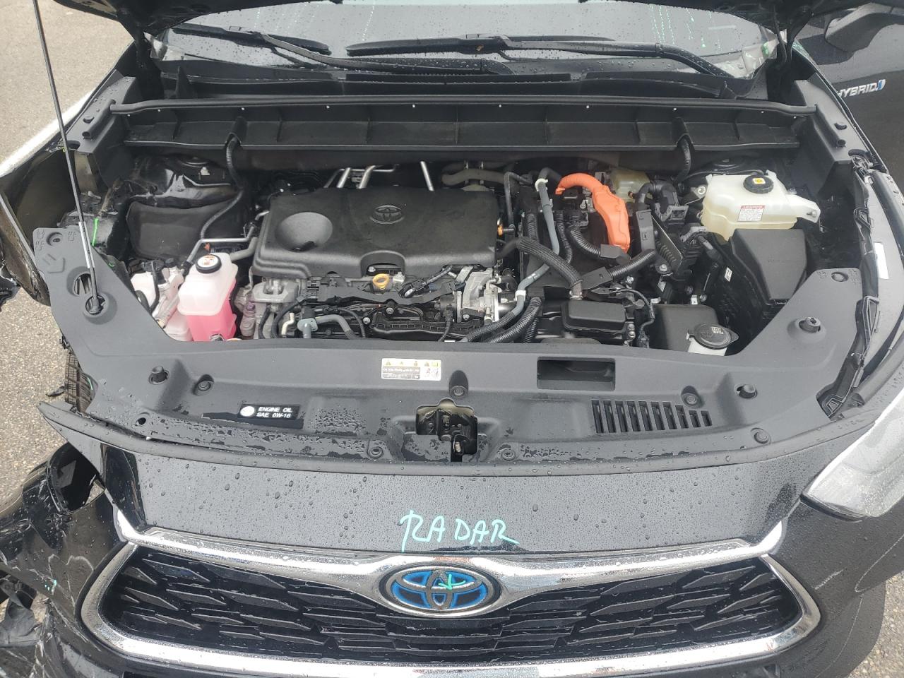 2021 Toyota Highlander Hybrid Xle VIN: 5TDGBRCH5MS529736 Lot: 62329884