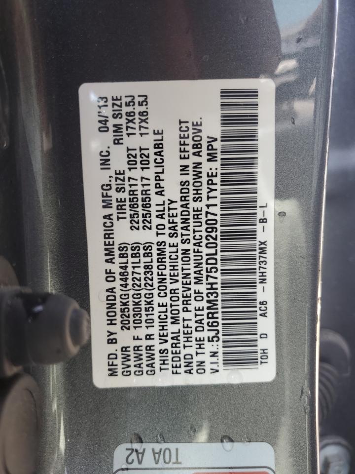 5J6RM3H75DL029071 2013 Honda Cr-V Exl