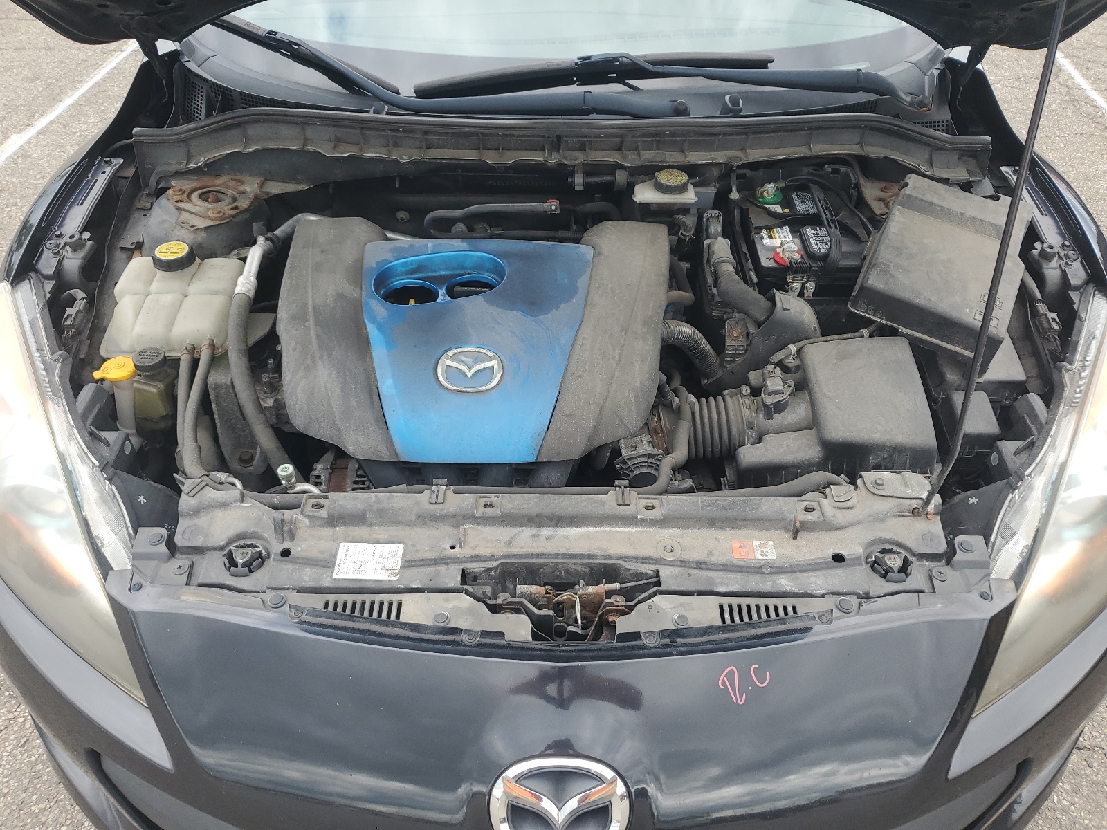 JM1BL1W79C1647490 2012 Mazda 3 I