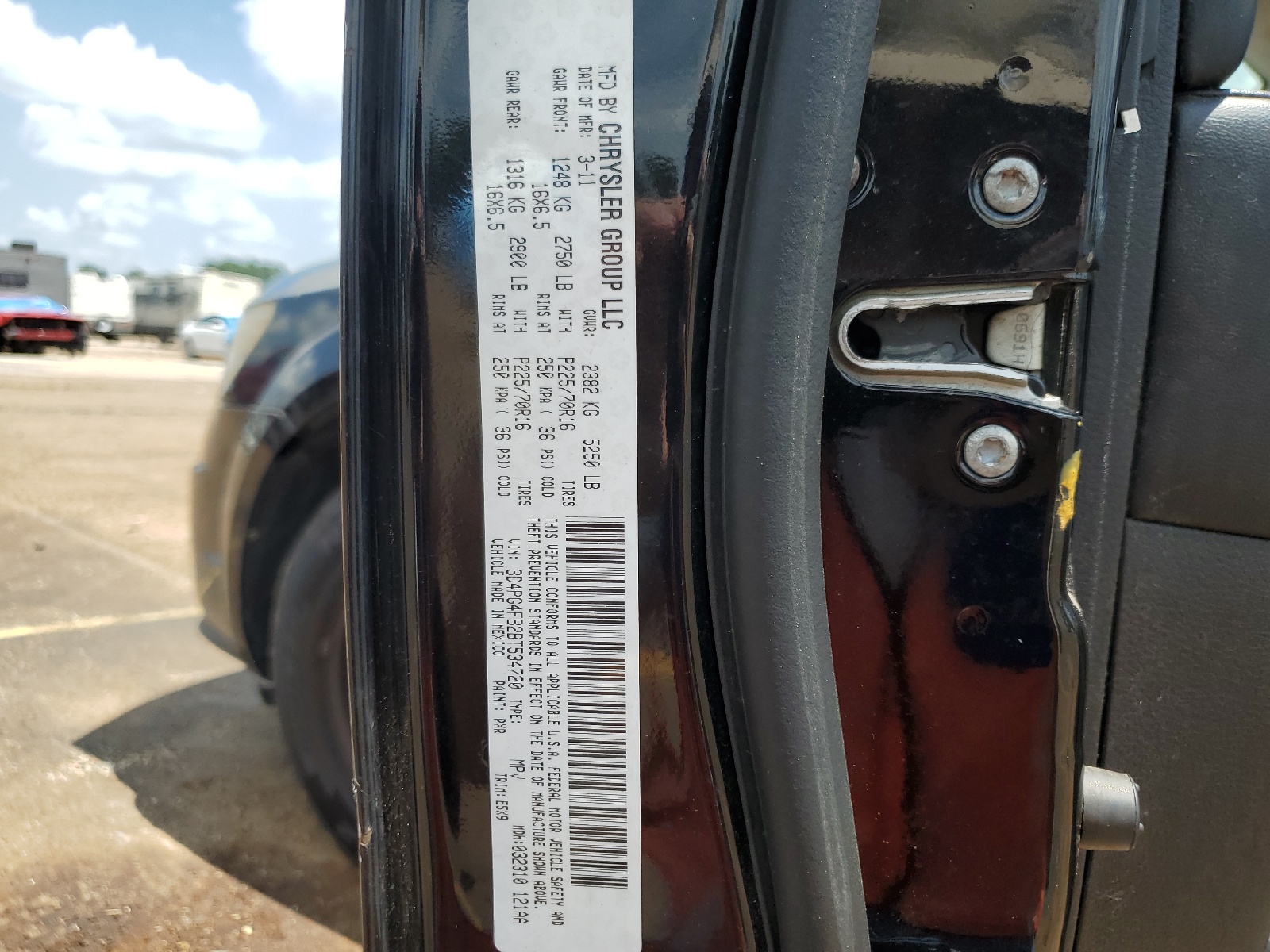 3D4PG4FB2BT534720 2011 Dodge Journey Express