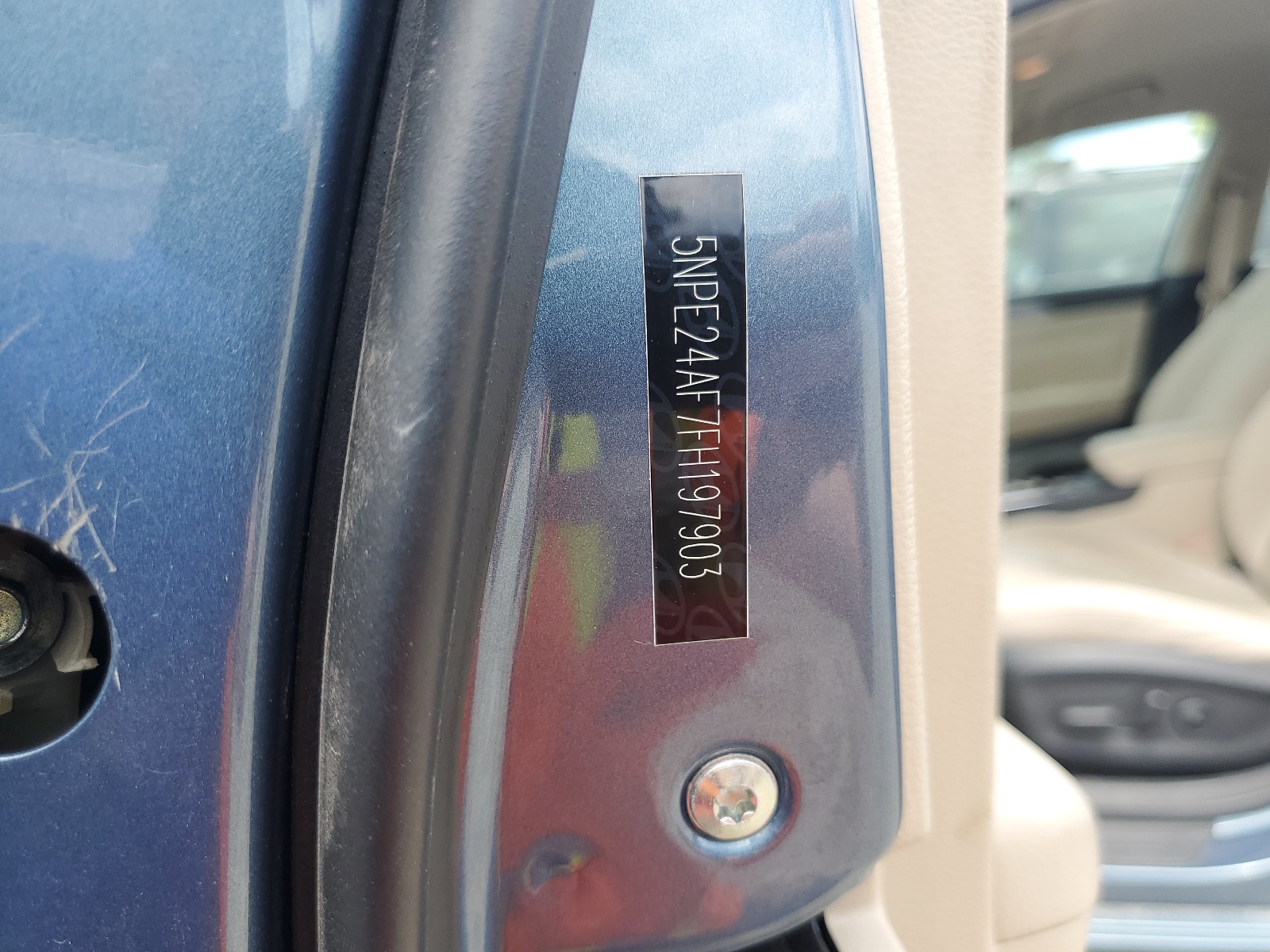 5NPE24AF7FH197903 2015 Hyundai Sonata Se