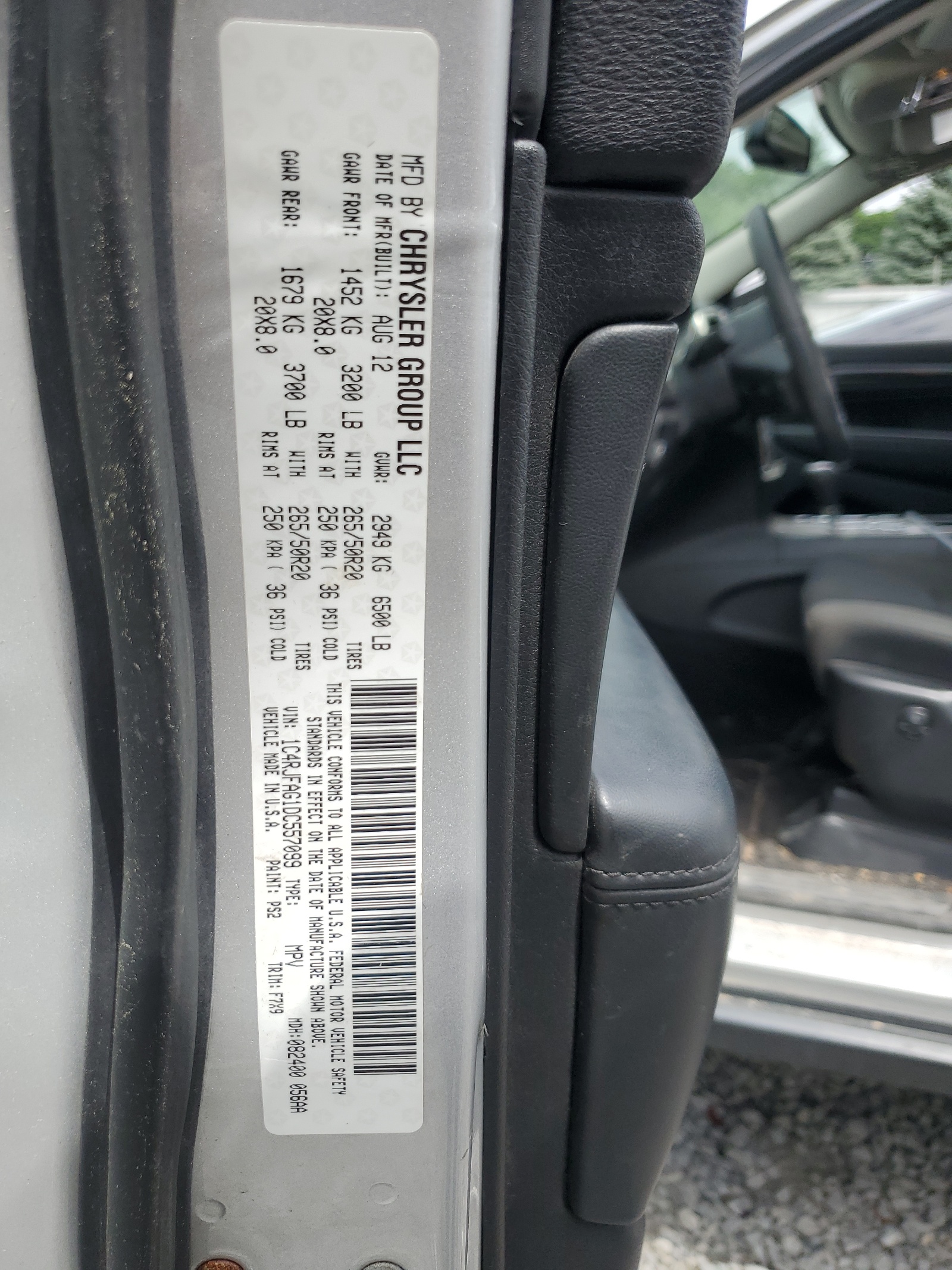 1C4RJFAG1DC557099 2013 Jeep Grand Cherokee Laredo