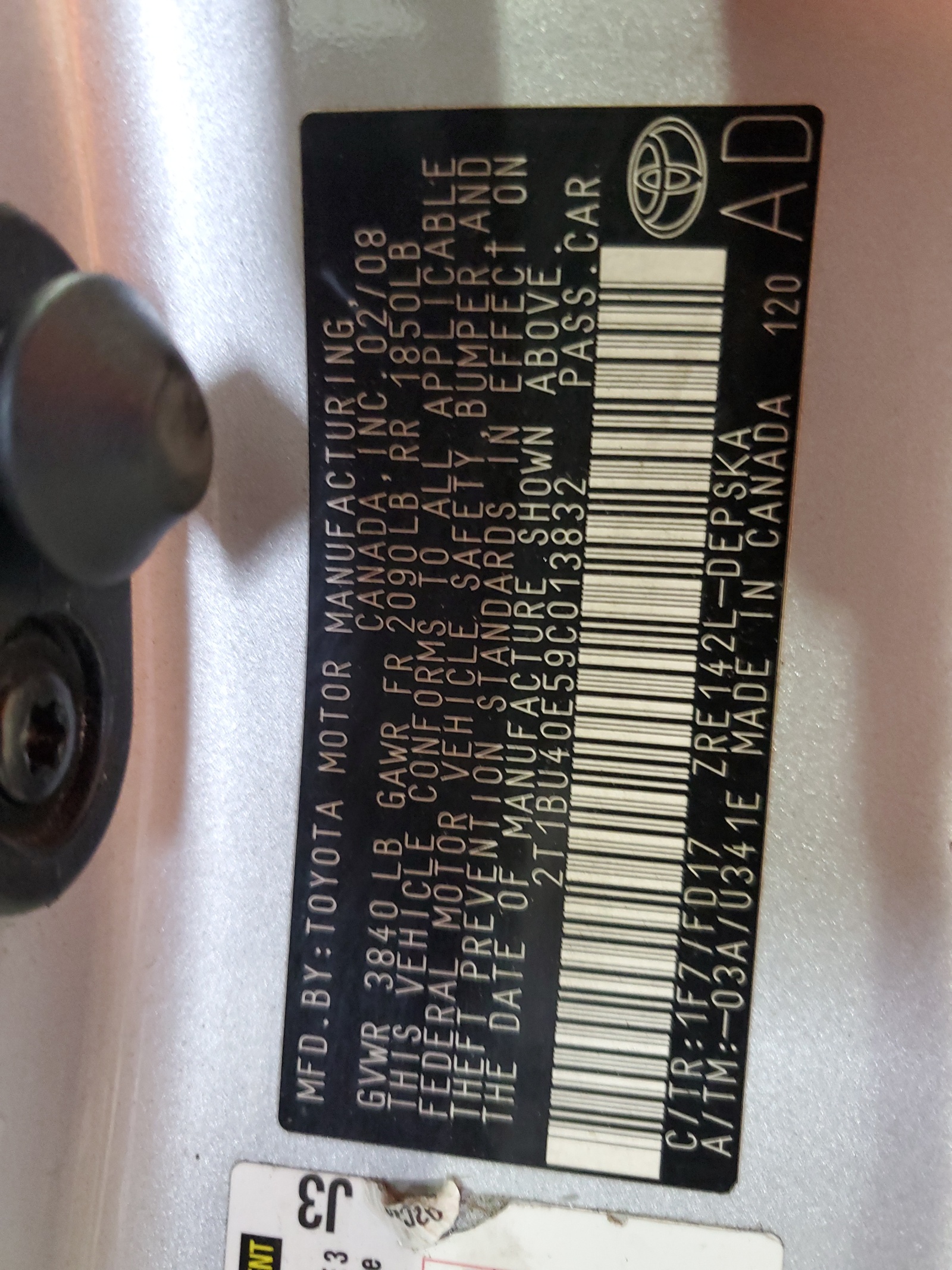 2T1BU40E59C013832 2009 Toyota Corolla Base