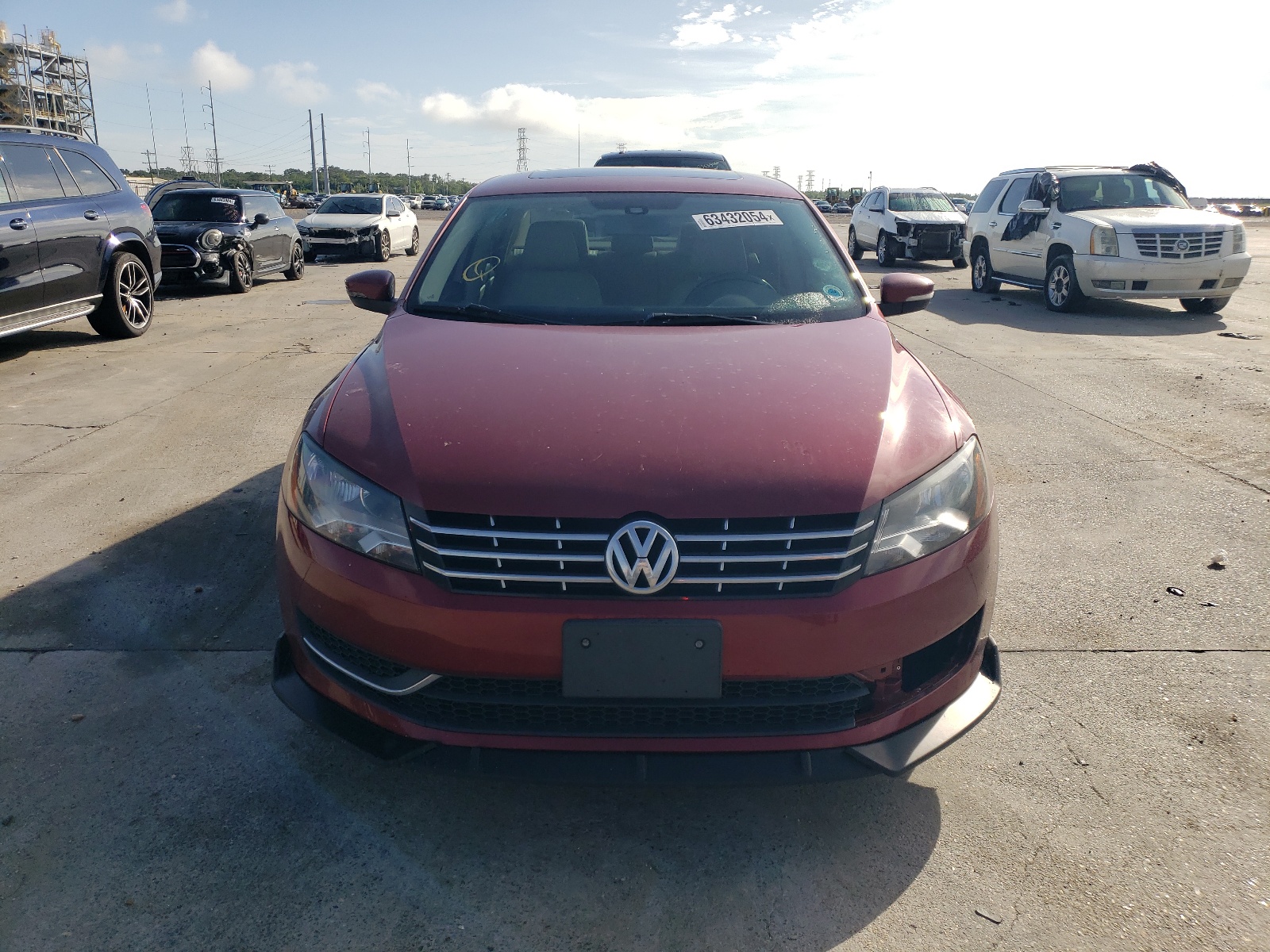 2015 Volkswagen Passat Se vin: 1VWBV7A38FC054338