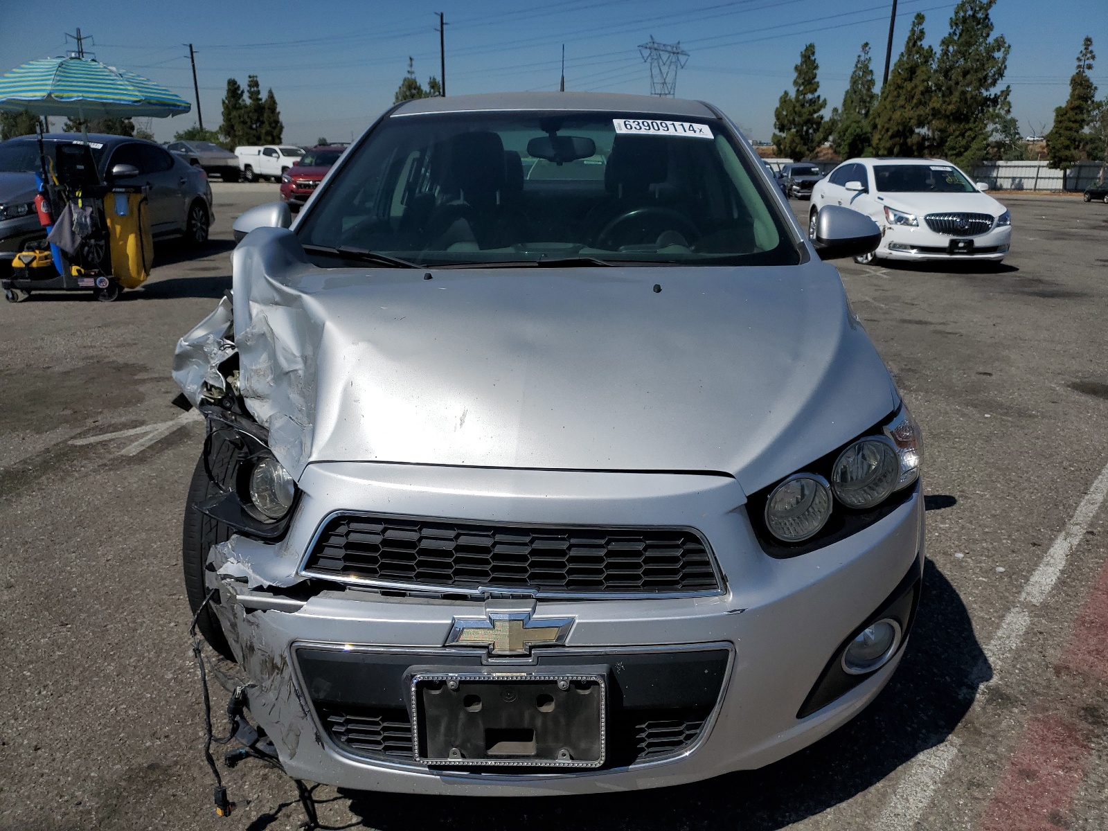 2014 Chevrolet Sonic Ltz vin: 1G1JE5SG5E4126134