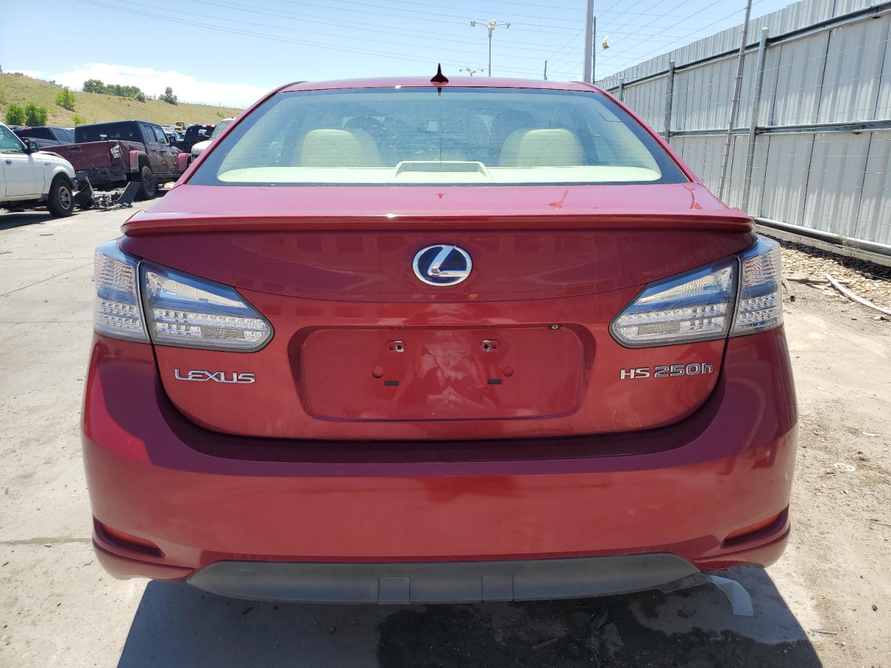 2010 Lexus Hs 250H VIN: JTHBB1BA4A2001932 Lot: 61827834