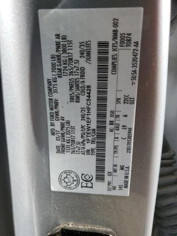 2017 FORD F150 SUPERCREW