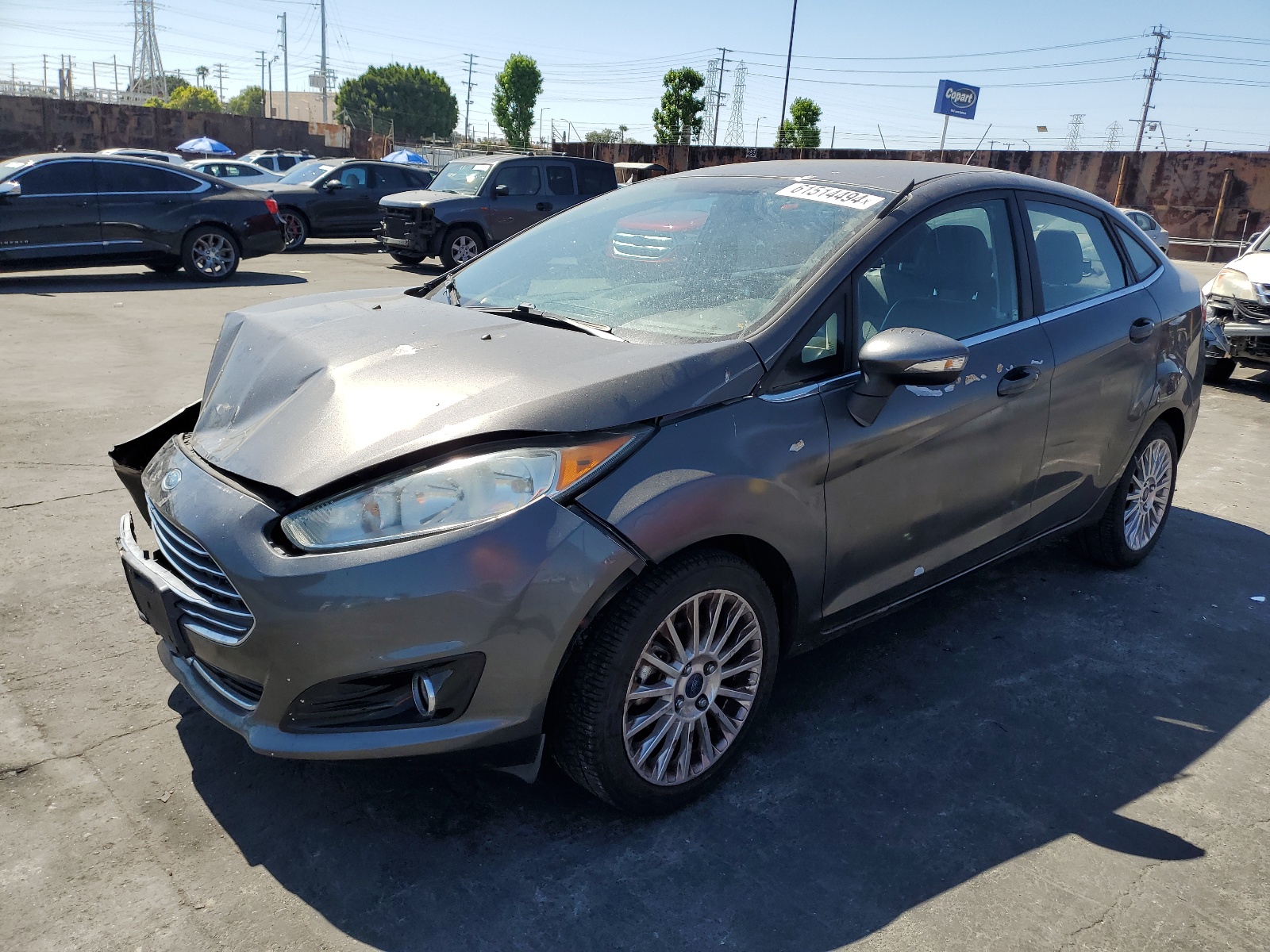 2015 Ford Fiesta Titanium vin: 3FADP4CJ7FM203522