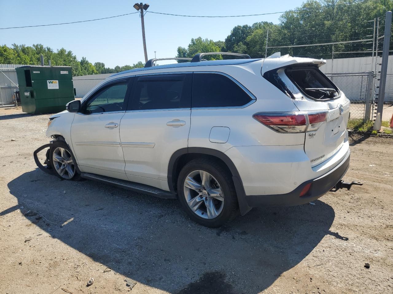2015 Toyota Highlander Limited VIN: 5TDYKRFH6FS087567 Lot: 60130824