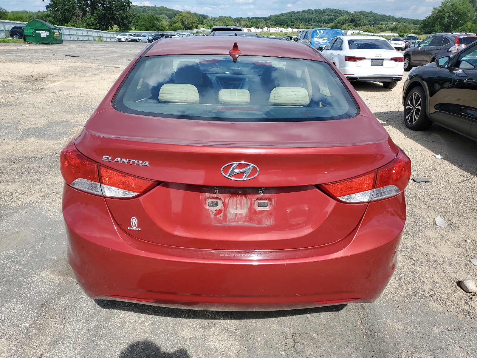 KMHDH4AE6DU520645 2013 Hyundai Elantra Gls
