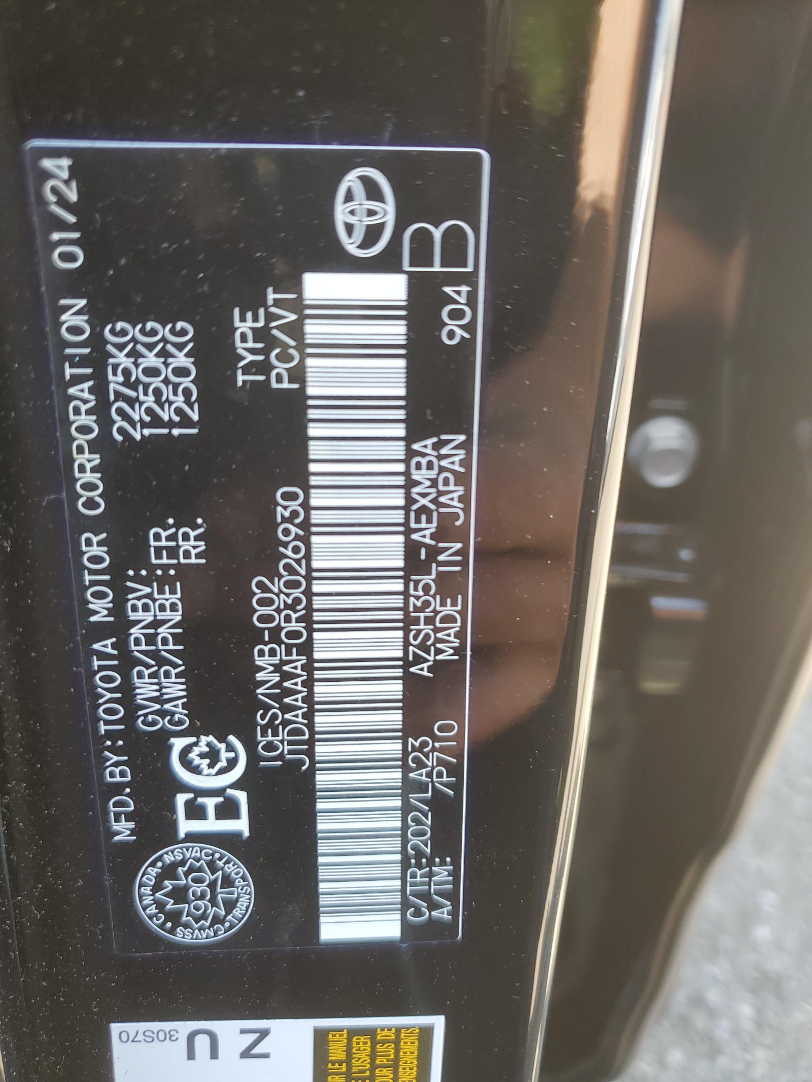 JTDAAAAF0R3026930 2024 Toyota Crown Xle