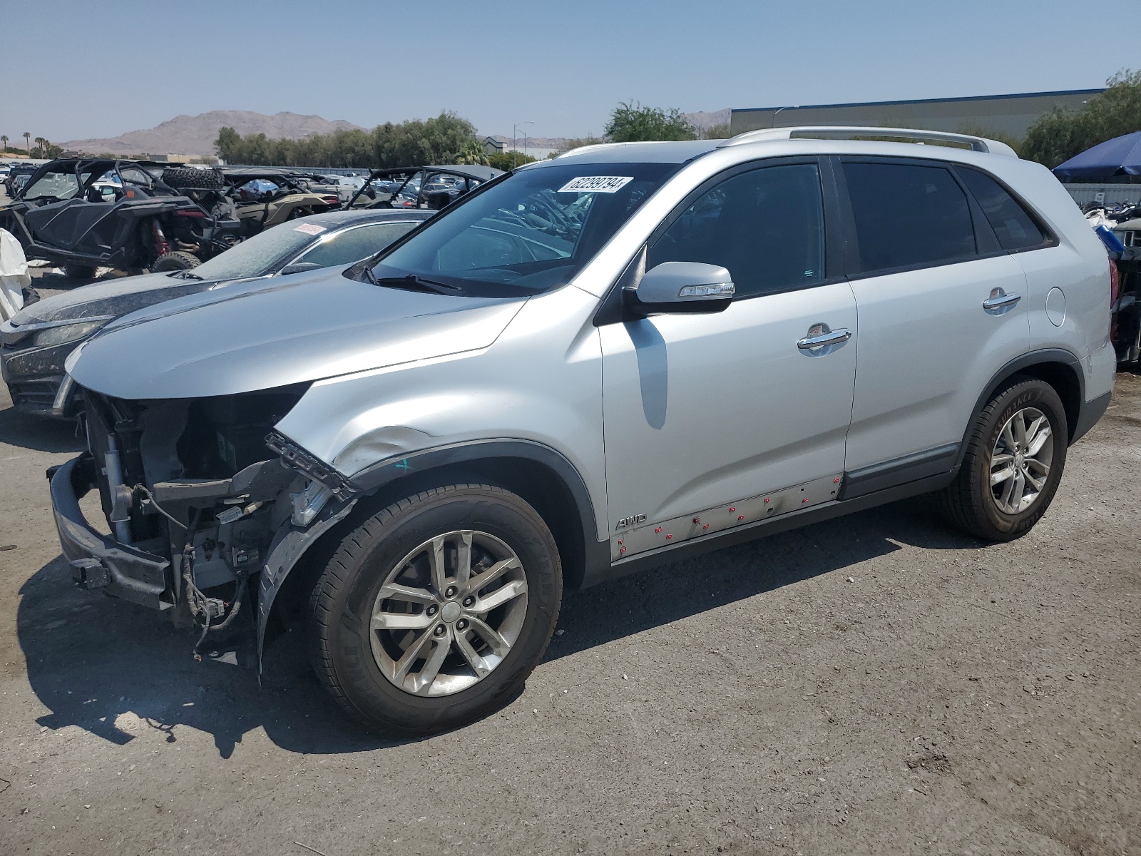 2014 Kia Sorento Lx vin: 5XYKTCA66EG434381